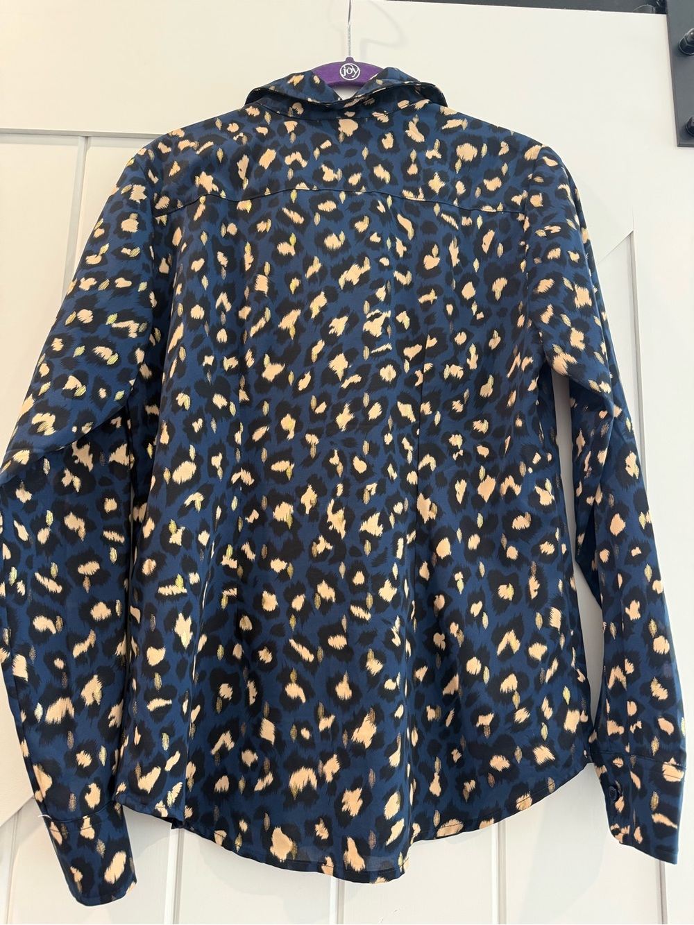 Leopard Button Down Top - Picture 3 of 3